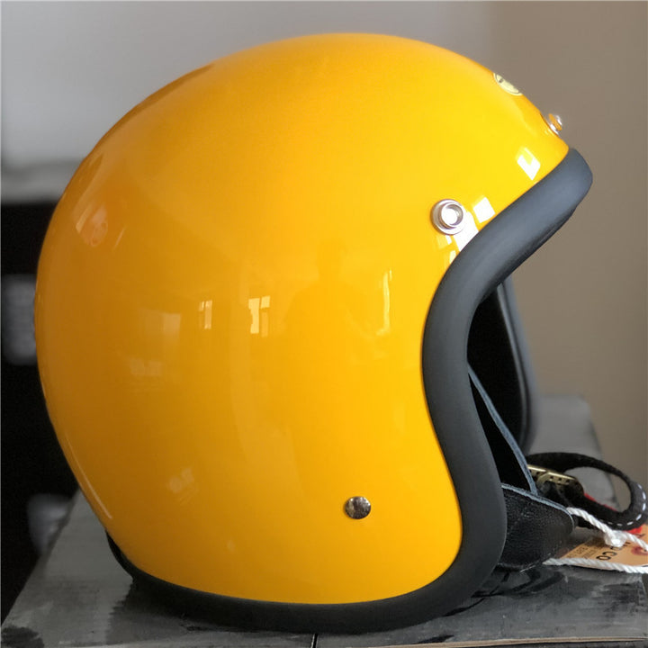 Klassischer Cruiser Motorradhjelm Karnz