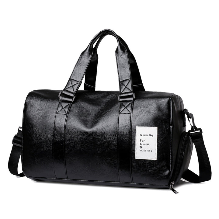 Stylische Leder Reisetasche Karnz