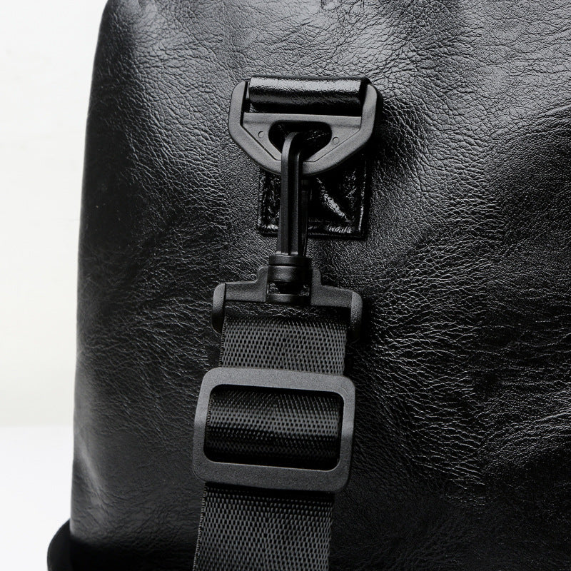 Stylische Leder Reisetasche Karnz