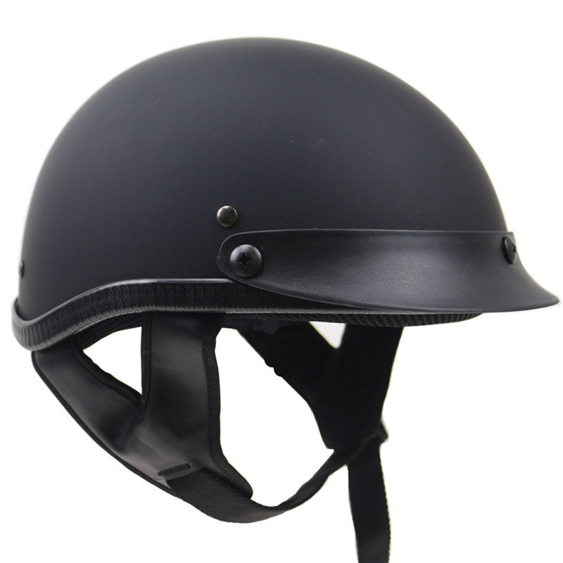 Klassischer Low-Profile Motorradhelm Karnz