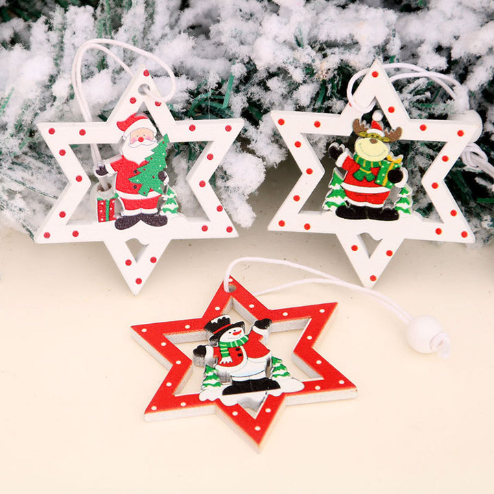 Dekorative Weihnachtsstern Ornamente Karnz