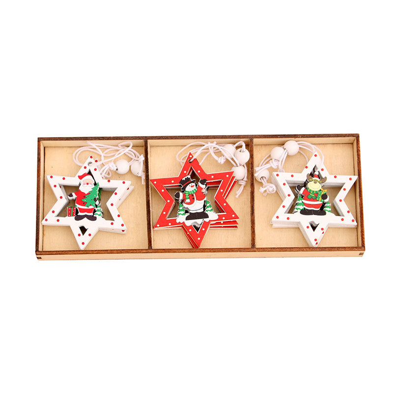 Dekorative Weihnachtsstern Ornamente Karnz