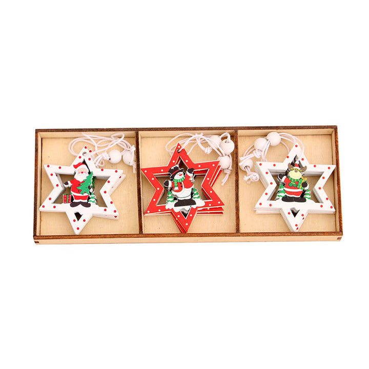 Dekorative Weihnachtsstern Ornamente Karnz