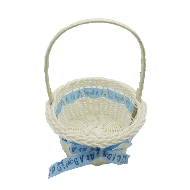 Baby Shower Dekorative Geflochtene Korb Karnz