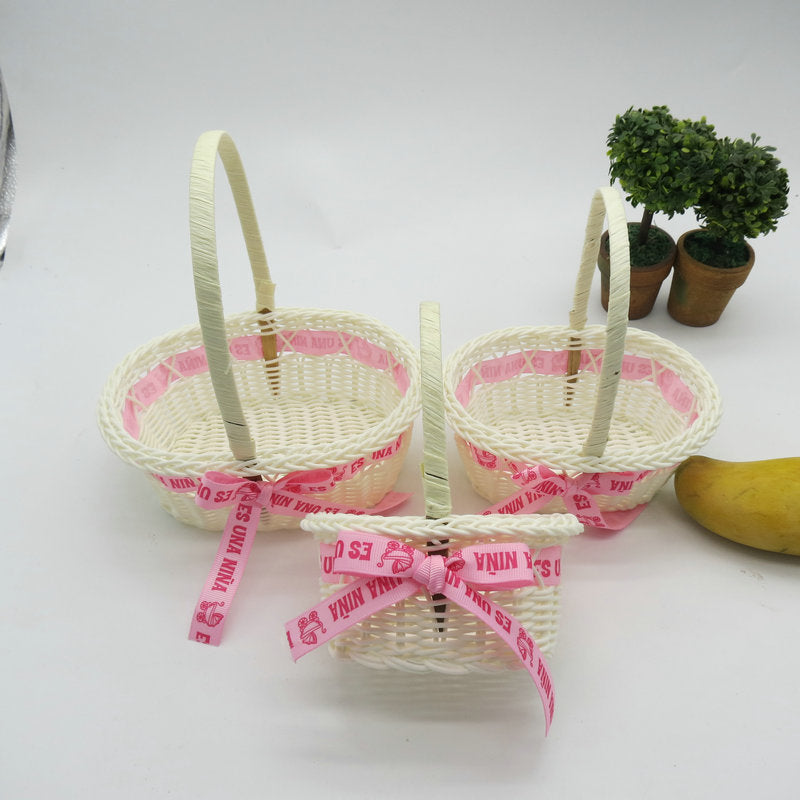 Baby Shower Dekorative Geflochtene Korb Karnz