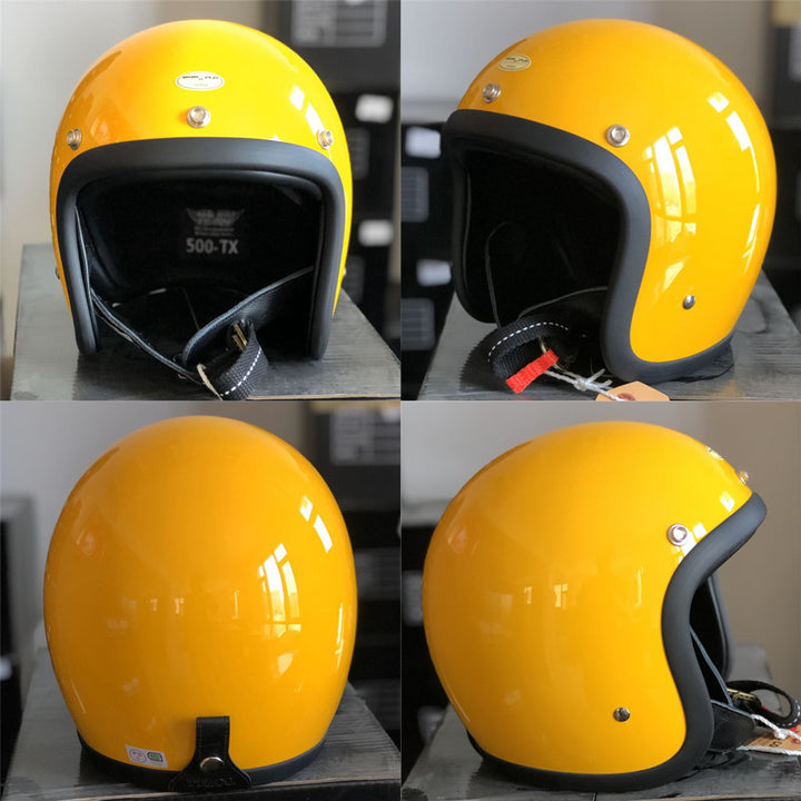 Retro Open-Face Motorradhelm Karnz