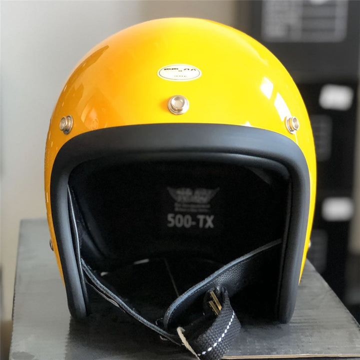 Klassischer Cruiser Motorradhjelm Karnz