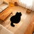 Kleiner Teppich in Katzenform – Weich und kuschelig | Perfekt für Sofa, Regal oder Kommode