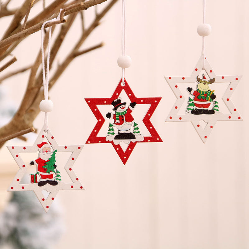 Dekorative Weihnachtsstern Ornamente Karnz
