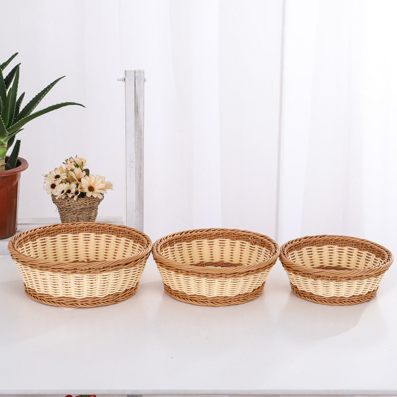 Unisex Aufbewahrungskörbe aus geflochtenem Material Karnz