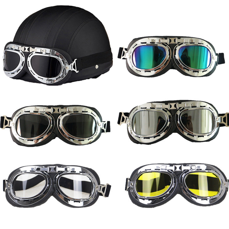 Vintage-Style Schutzreitbrille Karnz