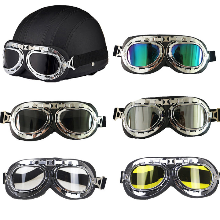 Vintage-Style Schutzreitbrille Karnz