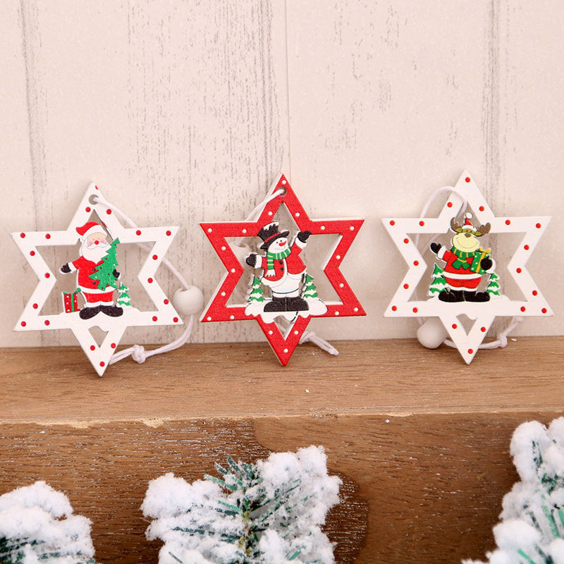 Dekorative Weihnachtsstern Ornamente Karnz
