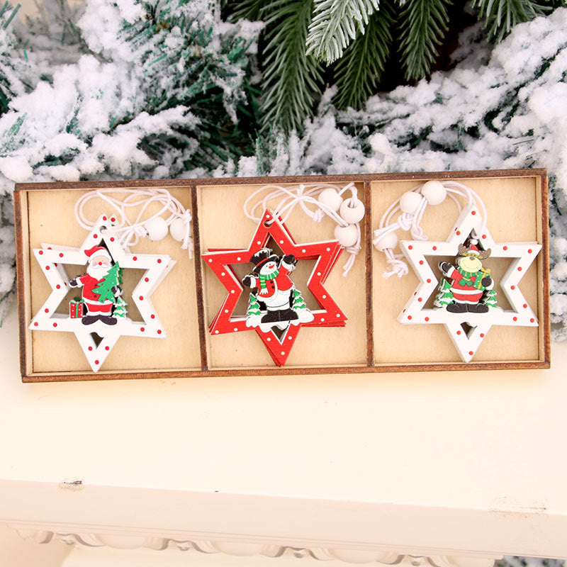Dekorative Weihnachtsstern Ornamente Karnz