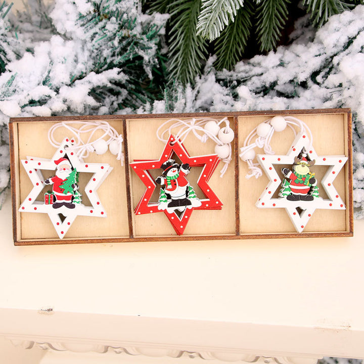 Dekorative Weihnachtsstern Ornamente Karnz