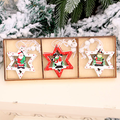 Dekorative Weihnachtsstern Ornamente Karnz