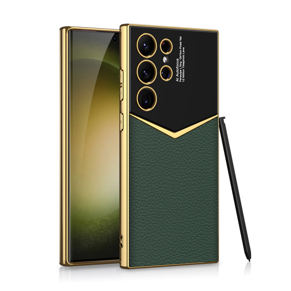 Sandsberg Handyhülle aus Leder für Samsung Galaxy S23 Ultra