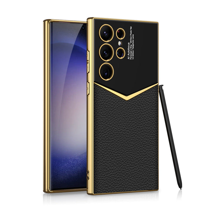 Sandsberg Handyhülle aus Leder für Samsung Galaxy S23 Ultra