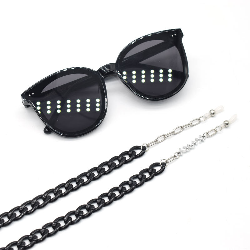 Chunky Metallkette Brillehalter Karnz