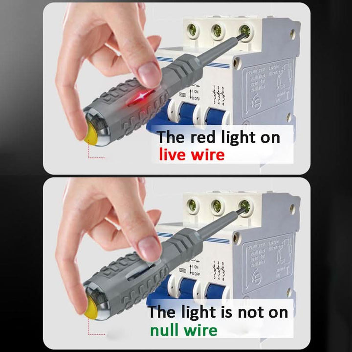 2-in-1 Hochdrehmomentstarker Magnet-Schraubendreher Stromdetektor Karnz