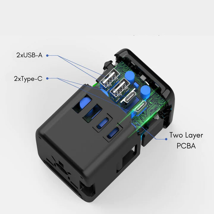 Universal 100V-220V Smart Reiseadapter Spannungswandler
