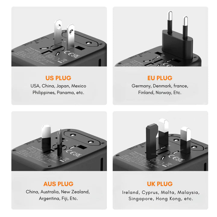 Universal 100V-220V Smart Reiseadapter Spannungswandler