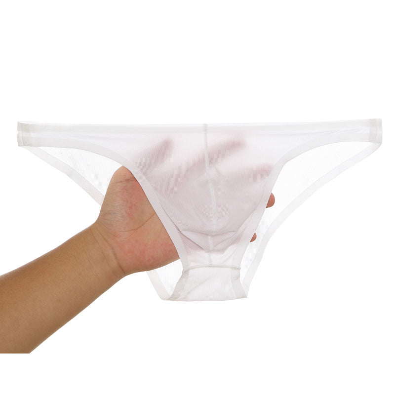NAHTLOS, ULTRA-DÜNN, TRANSPARENTER SLIP AUS EISSEIDE