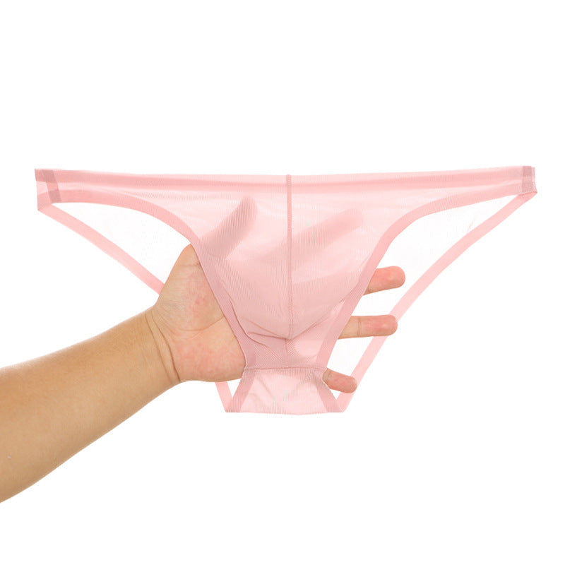 NAHTLOS, ULTRA-DÜNN, TRANSPARENTER SLIP AUS EISSEIDE