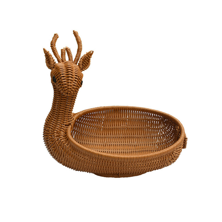 Dekorative Geflochtene Servierplatte in Tierform Karnz