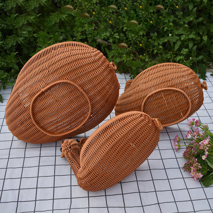 Dekorative Geflochtene Servierplatte in Tierform Karnz