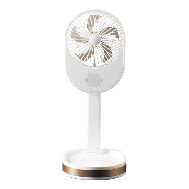 Tragbarer und faltbarer wiederaufladbarer LED-Ventilator | Karnz