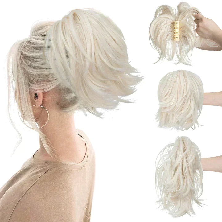 Karnz | Synthetische Kralle Clip In Pferdeschwanz Haarverlängerungen Diy Haarteil Haar Bun