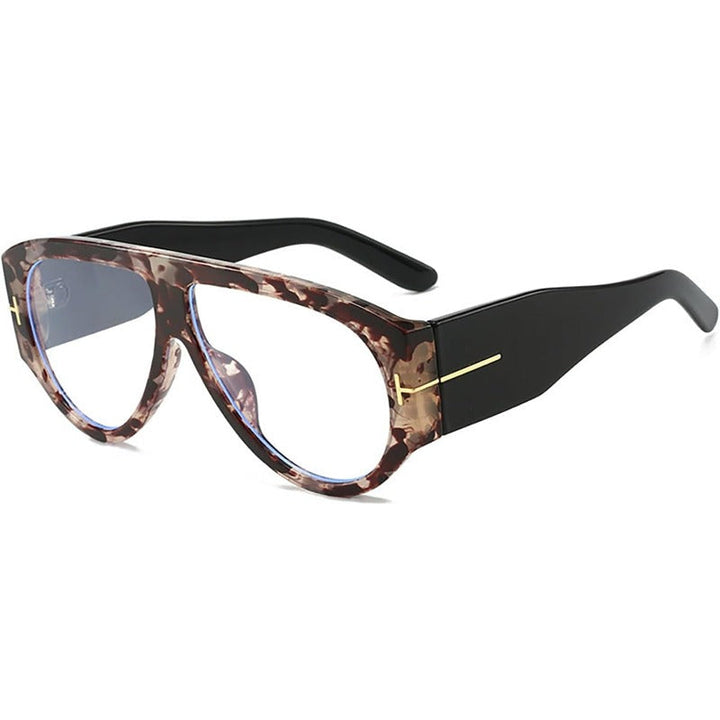Oversized UV400 Flieger-Sonnenbrille Karnz