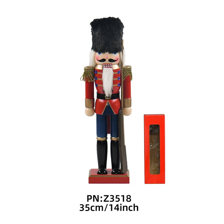 Dekorative Nussknacker-Figur aus Holz für festliche Anlässe