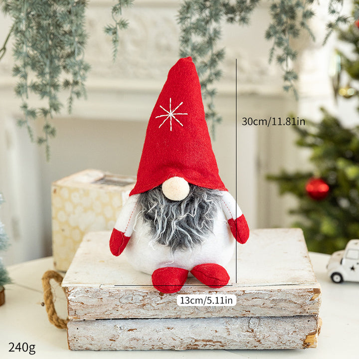 Dekorative Zwergen-Puppe für die Weihnachtszeit