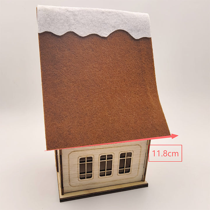 DIY Holzhaus zum Bemalen aus Pappelholz