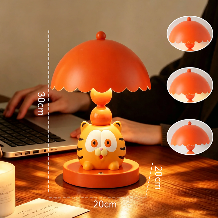 Garfield-Tischlampe mit Farbwechsel