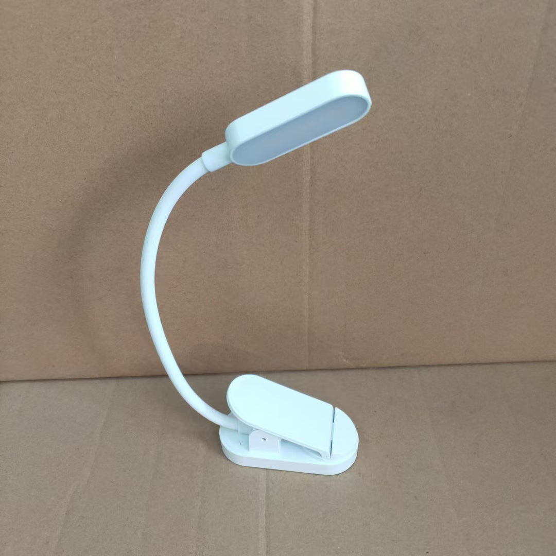LED-Klemmleuchte für Bücher, USB-aufladbar