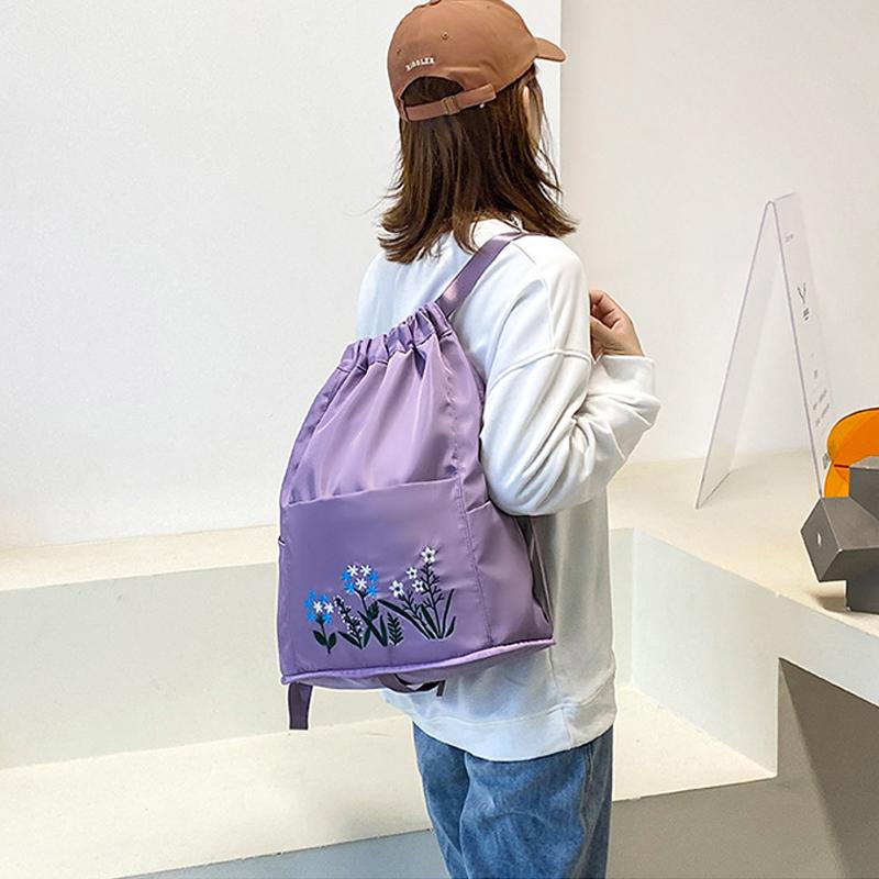 Multifunktionale Reisetasche bestickt mit Kordel | Karnz