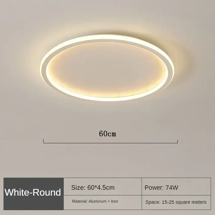 Skandinavische Runde Deckenlampe - AuroraSphere | Karnz