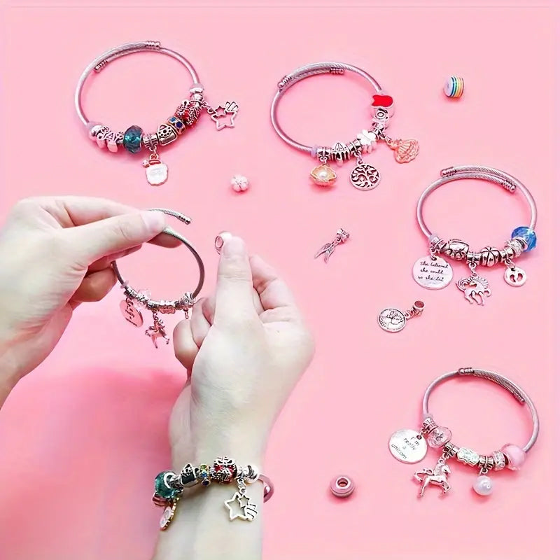 DIY-Set für Mädchen-Charm-Armbänder
