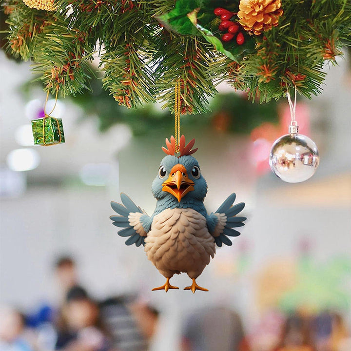 Cartoon-Hahn Dekorative Ornamente | Karnz