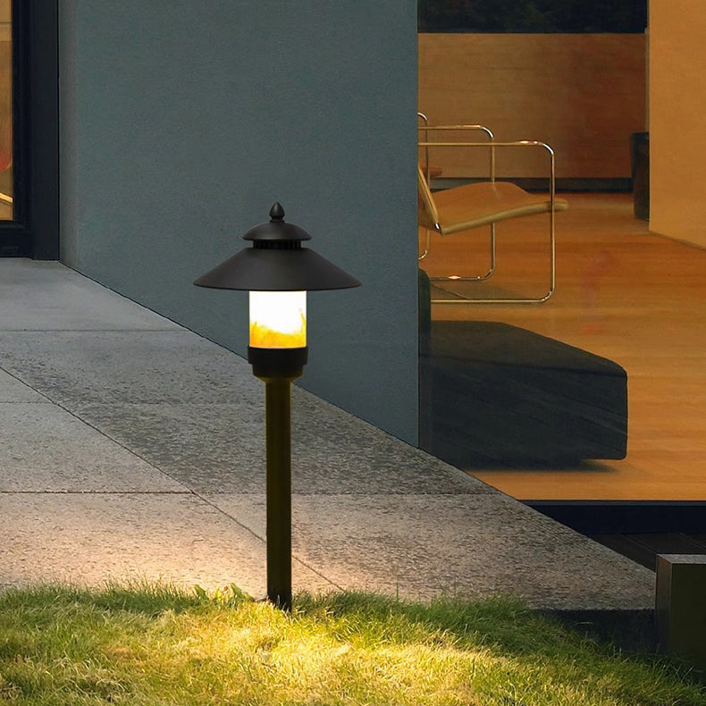 Modern minimalist Regenschirm wasserdicht Aluminium Marmor LED Außenleuchte für Garten | Karnz