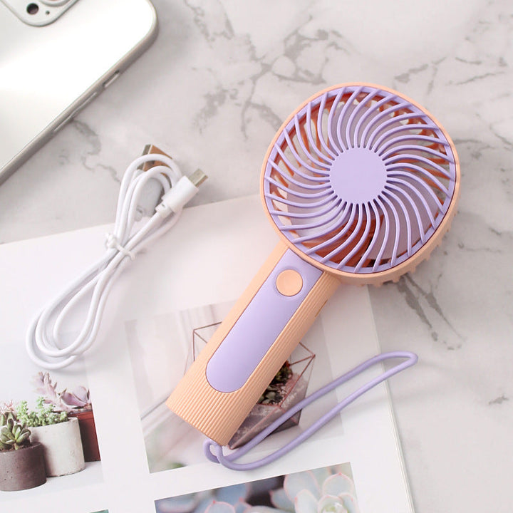 Mini Handheld USB Wiederaufladbarer Ventilator - 3-Gang Tragbarer Luftkühler | Karnz