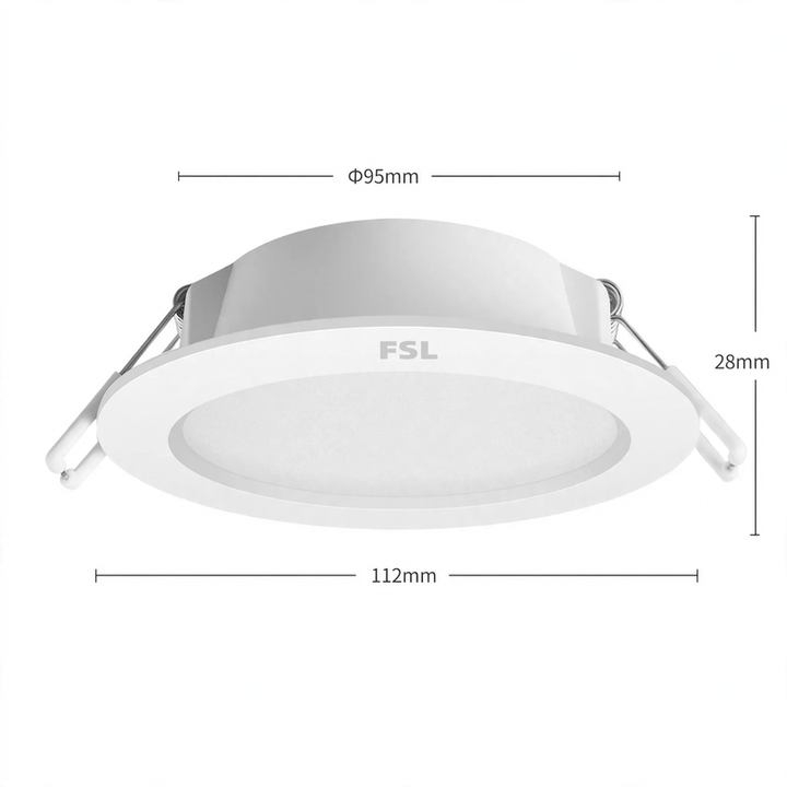 LED-Einbauleuchte für Decke und Flur