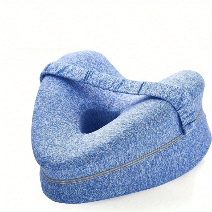 Ergonomisches Kniekissen für Seitenschläfer – Stützender Memory-Schaum mit Washae-Bezug