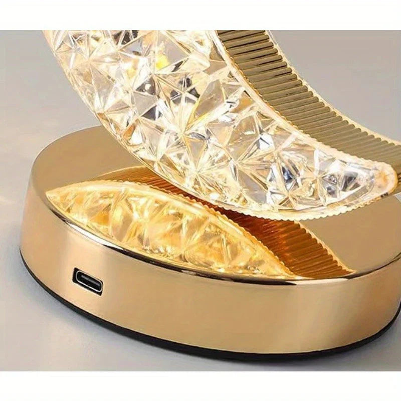 Magische Kristall Tischlampe mit Dimmer - Celestia | Karnz