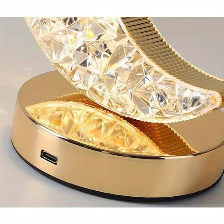 Magische Kristall Tischlampe mit Dimmer - Celestia | Karnz
