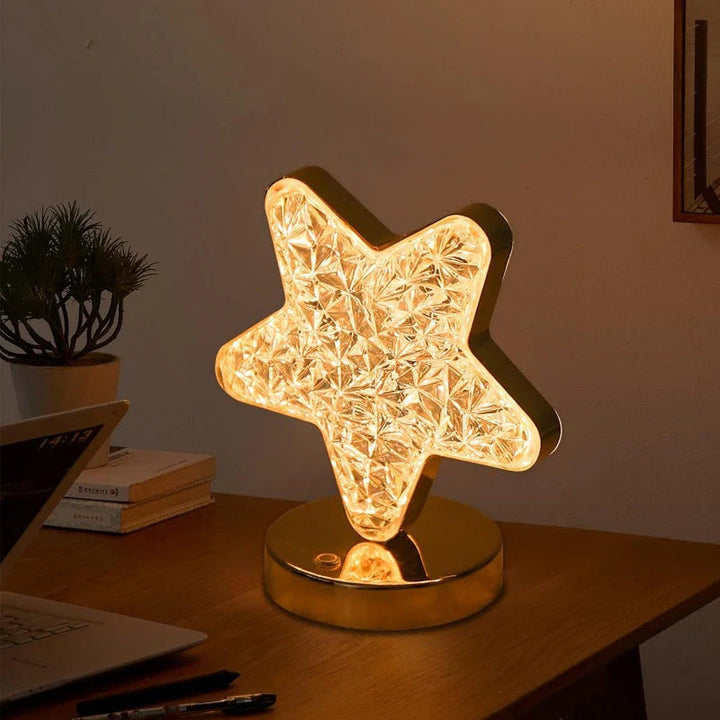 Magische Kristall Tischlampe mit Dimmer - Celestia | Karnz