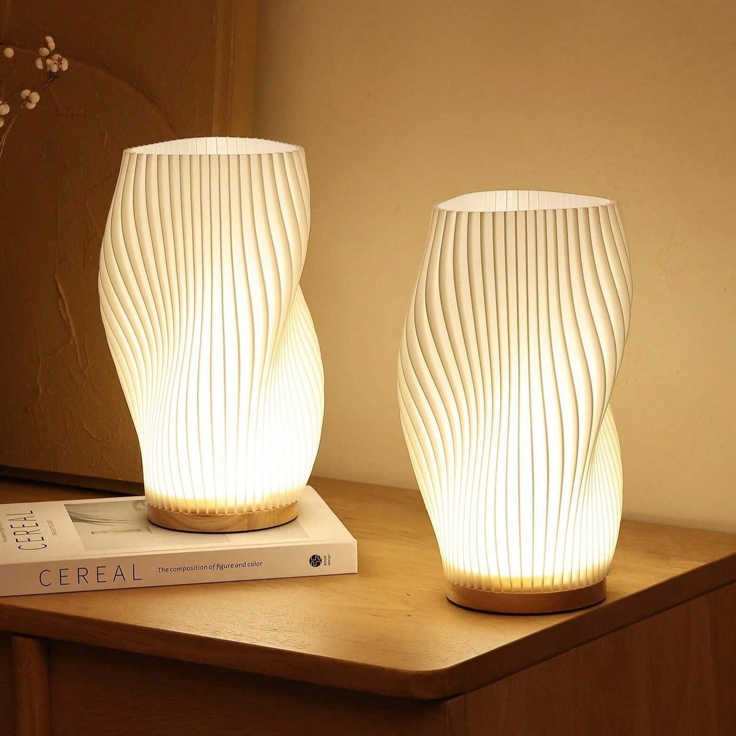 Wellenförmige Ambient Lampe - Sofia | Karnz